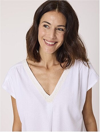 Blouse manches courtes - Terre de Marins