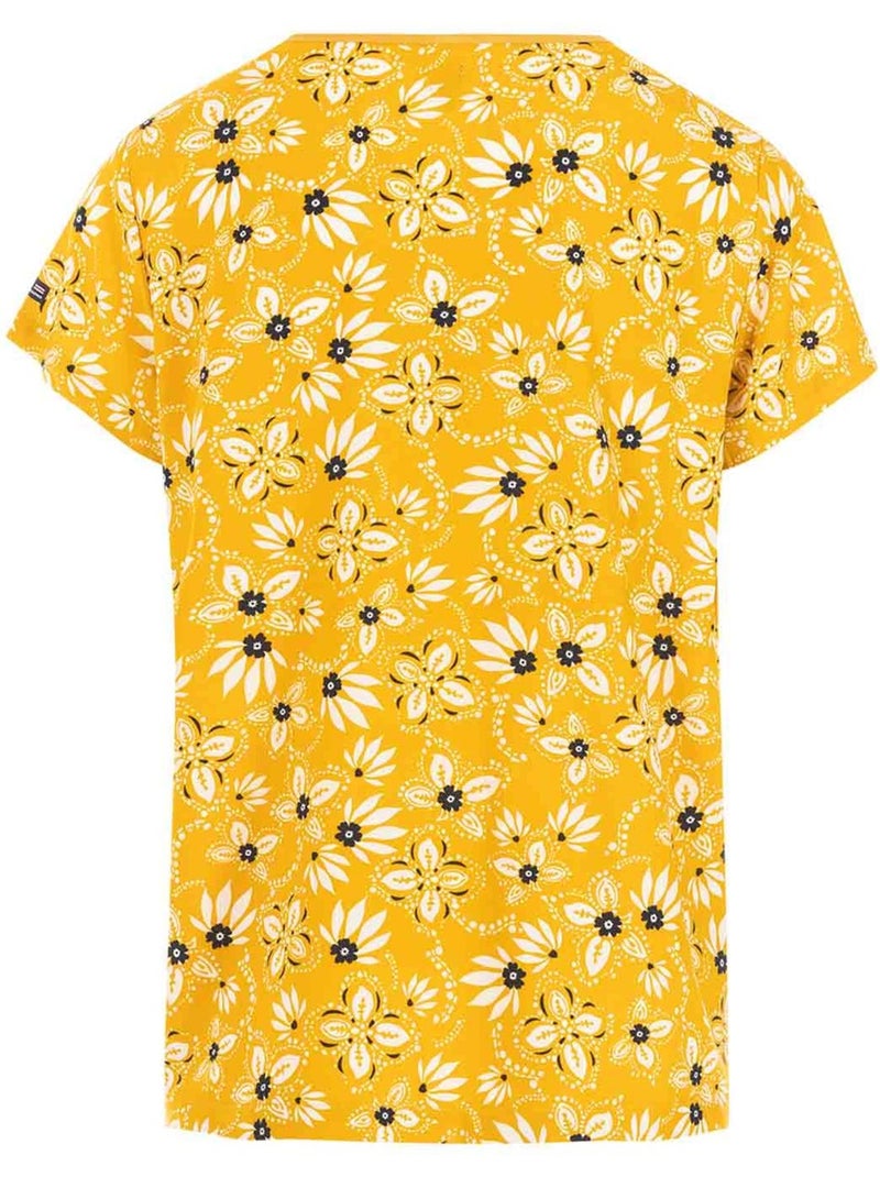 Blouse manches courtes - Terre de Marins Jaune - Kiabi