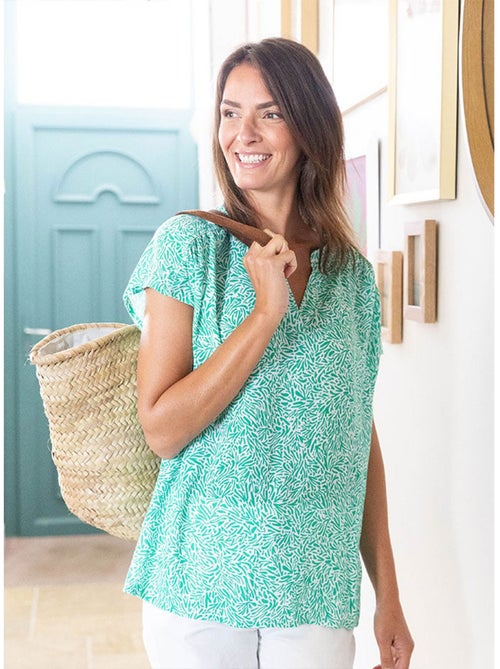 Blouse manches courtes - Terre de Marins - Kiabi