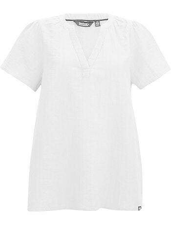 Blouse manches courtes col v selen - regatta