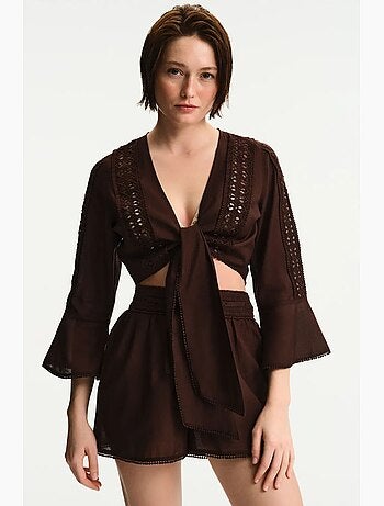 Blouse manches courtes penti