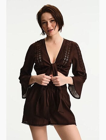 Blouse manches courtes penti