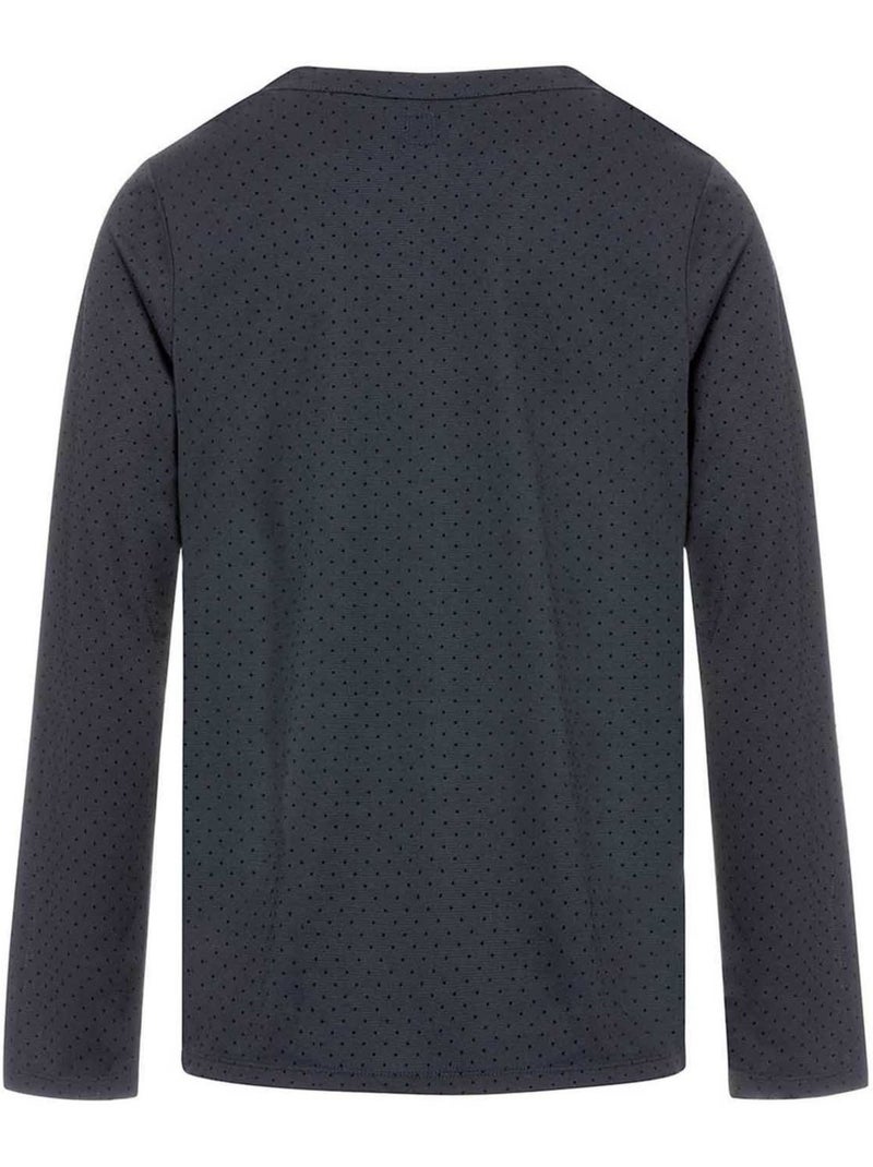 Blouse manches longues - Terre de Marins Bleu - Kiabi