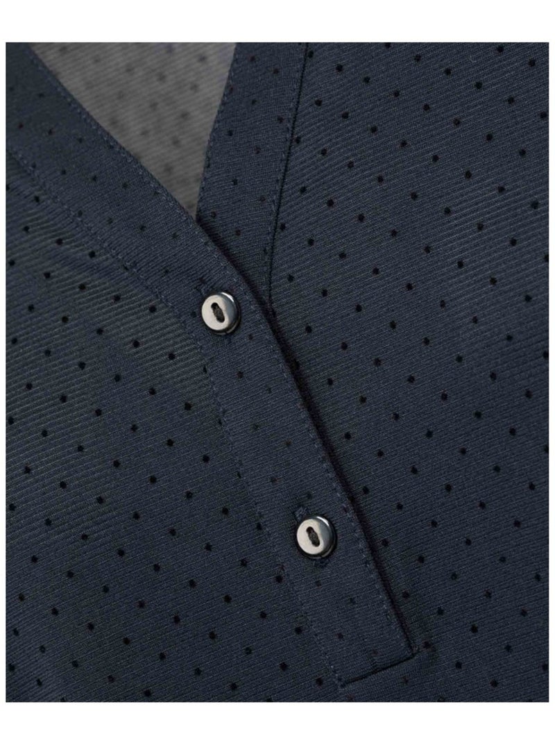 Blouse manches longues - Terre de Marins Bleu marine - Kiabi