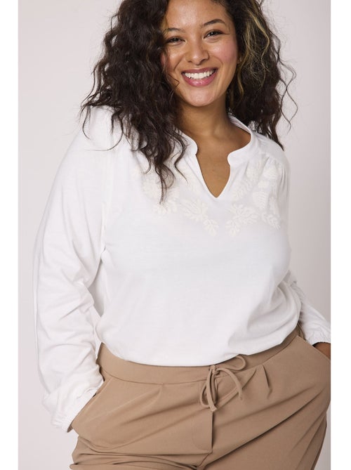 Blouse manches longues - terre de marins - Kiabi