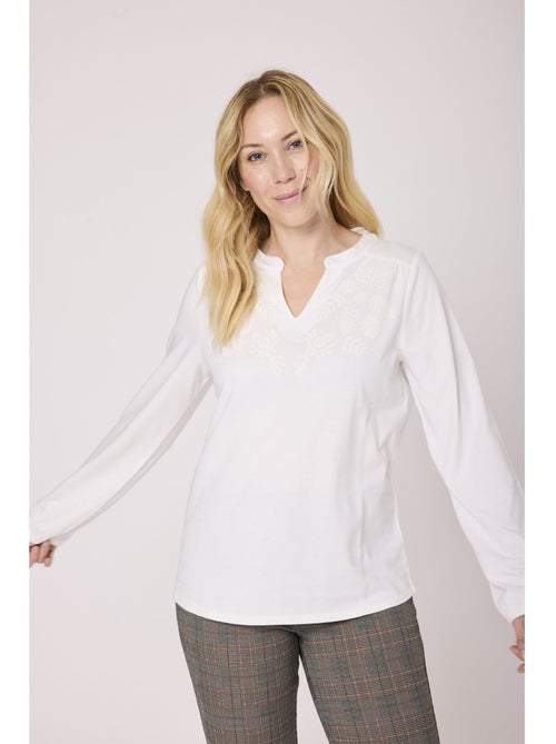 Blouse manches longues - terre de marins - Kiabi