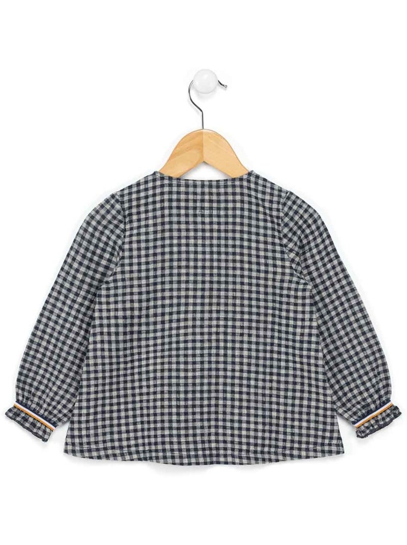 Blouse manches longues - Terre de Marins Multicolore - Kiabi