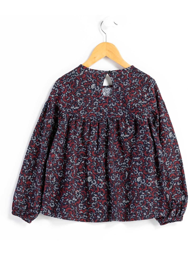 Blouse manches longues - Terre de Marins Rouge - Kiabi