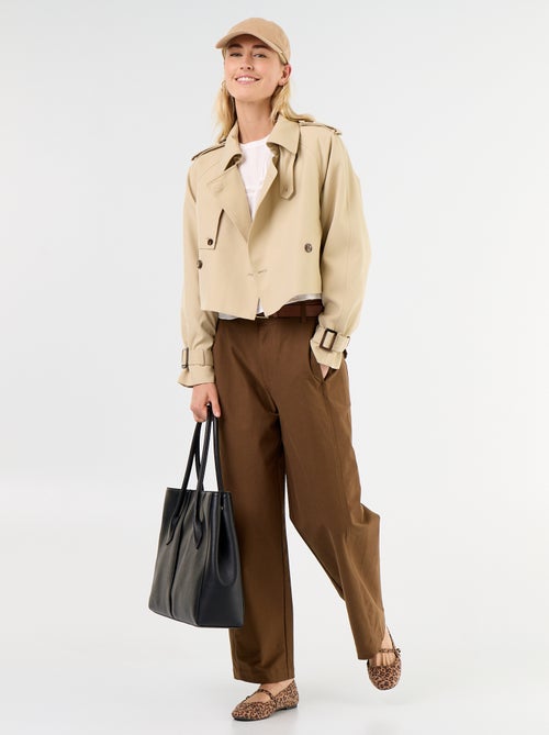 Blouse manches longues avec broderies - Kiabi Blouse manches longues avec broderies - Kiabi