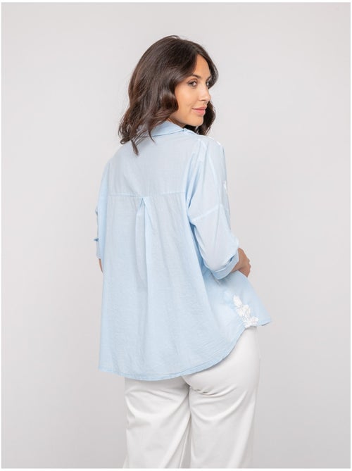 Blouse manches longues broderie OPEYA - Kiabi