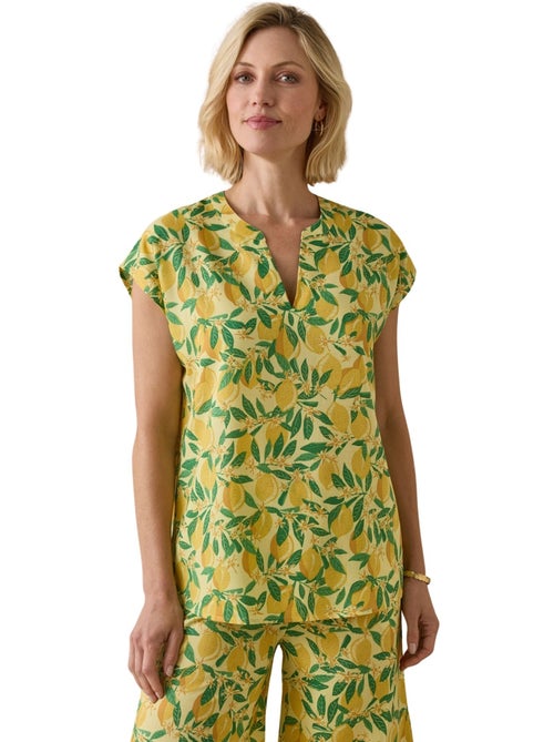 Blouse manches T tissu fluide - DAXON - Kiabi