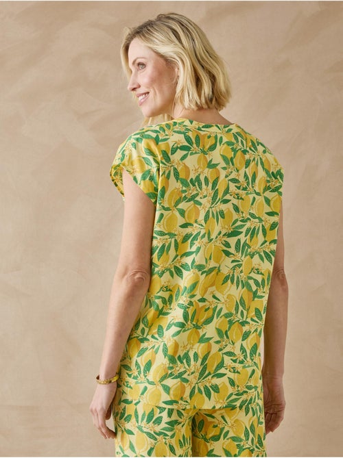 Blouse manches T tissu fluide - DAXON - Kiabi