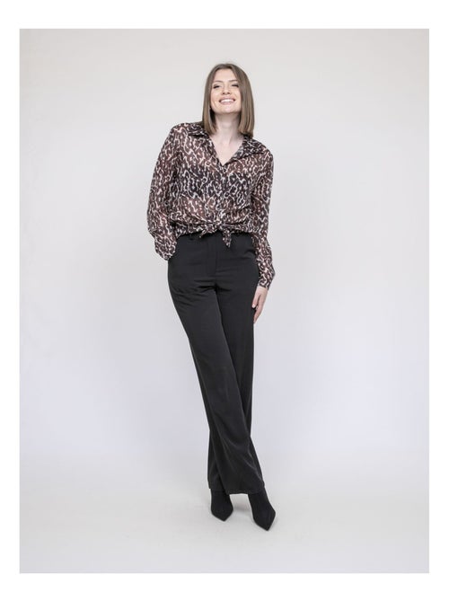 Blouse motif léopard ONESINE - Kiabi