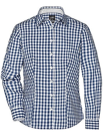 Blouse motif/style à carreaux - james and nicholson