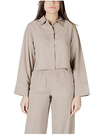 Blouse ONLARIS LIFE à manches longues en viscose et polyester Only