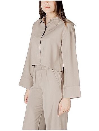 Blouse ONLARIS LIFE à manches longues en viscose et polyester Only