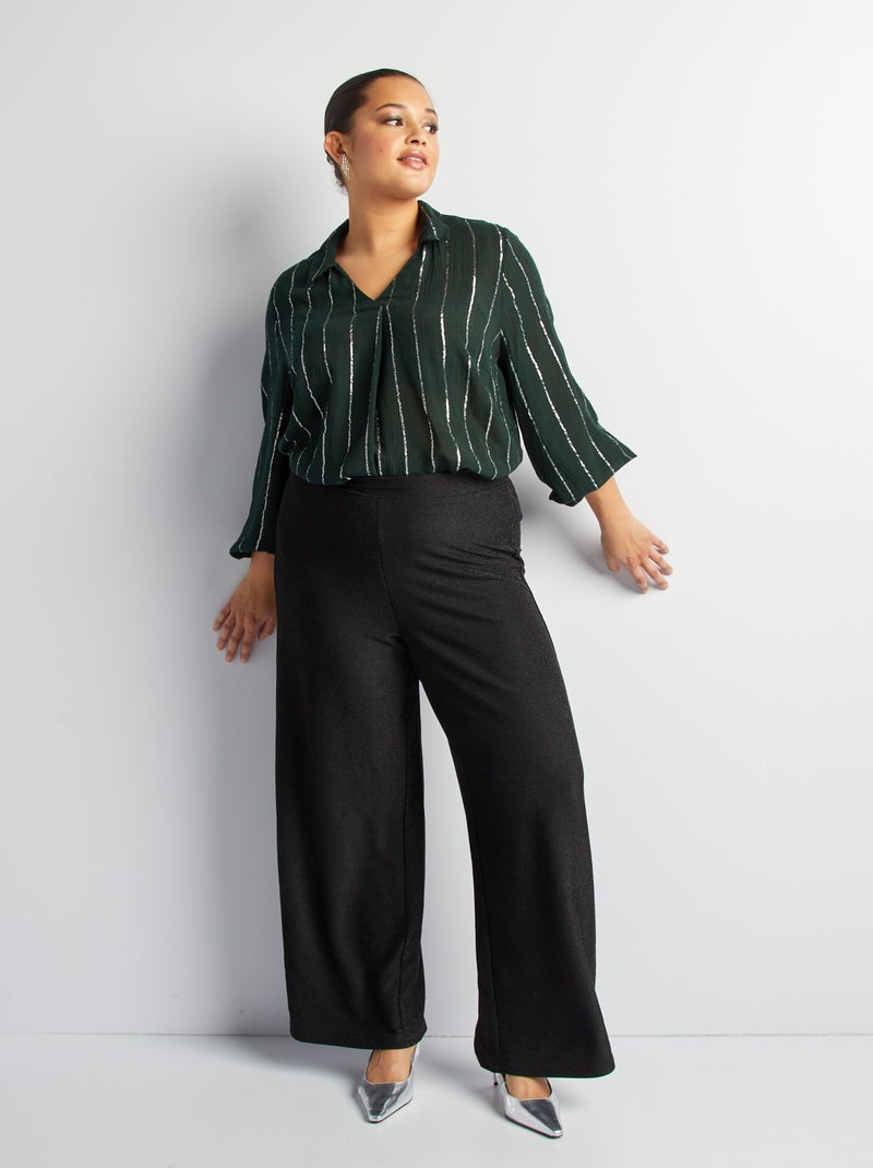 Blouse 'Only Carmakoma' Vert - Kiabi
