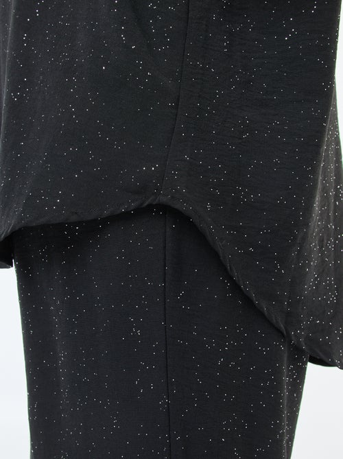 Blouse pailletée 'Only Carmakoma' - Kiabi