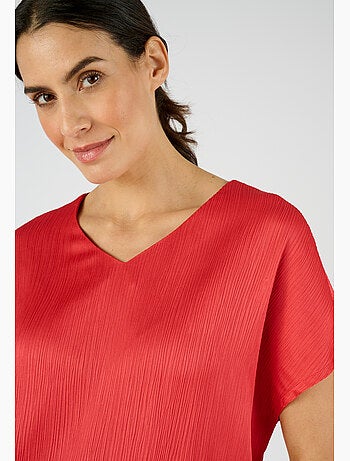 Blouse plissé permanent - Damart