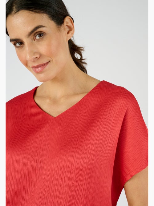 Blouse plissé permanent - Damart - Kiabi
