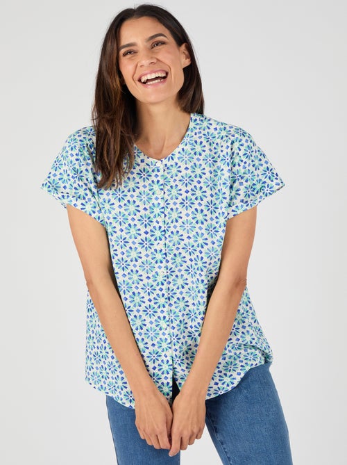 Blouse pure viscose Climatyl - Damart - Kiabi