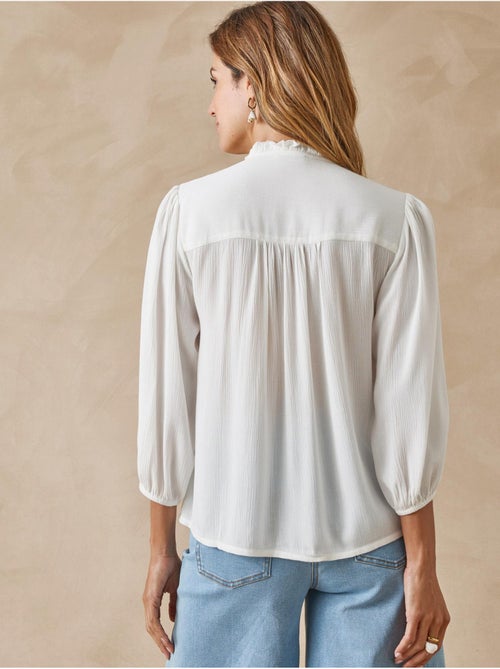 Blouse raffinée en crêpe - DAXON - Kiabi