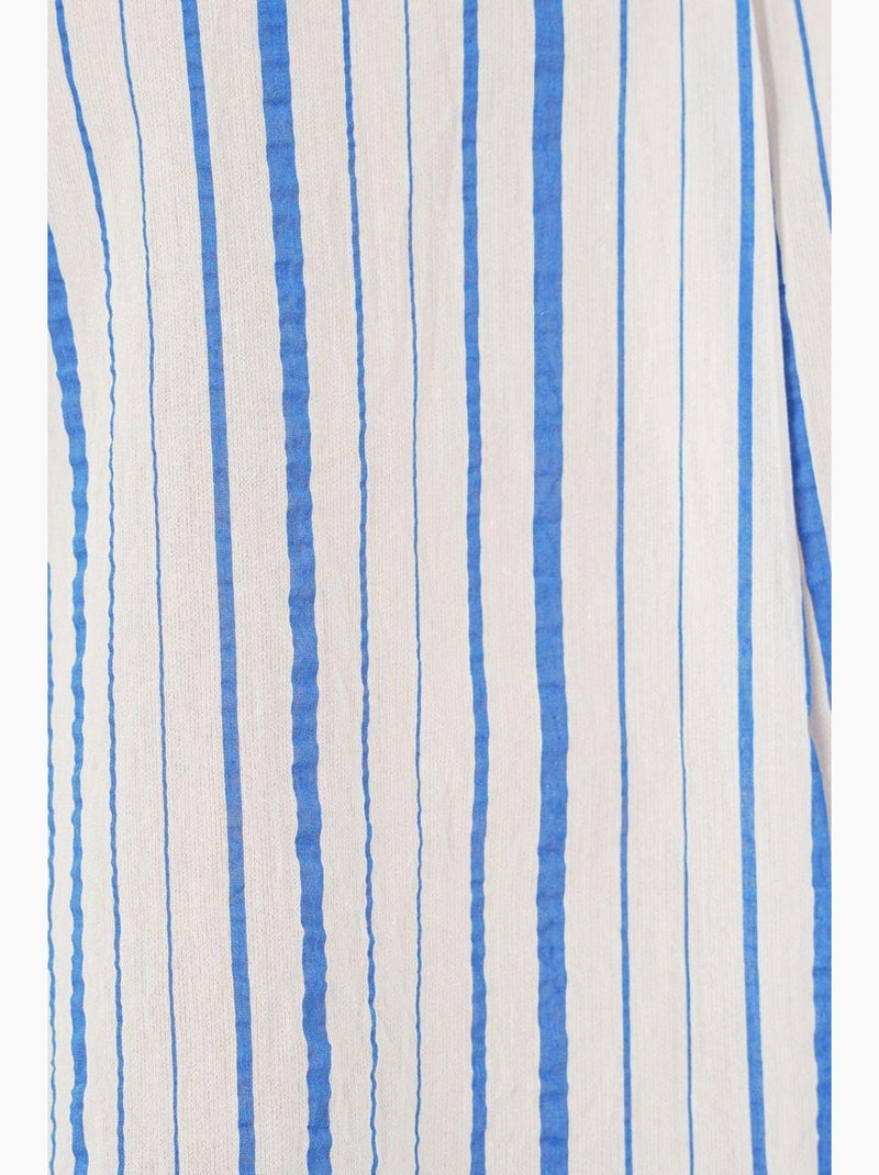 Blouse rayée à col en v bdart Bleu saphir - Kiabi