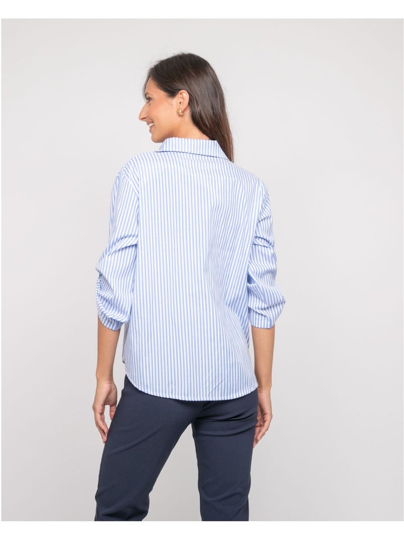 Blouse rayures OVANE Bleu - Kiabi