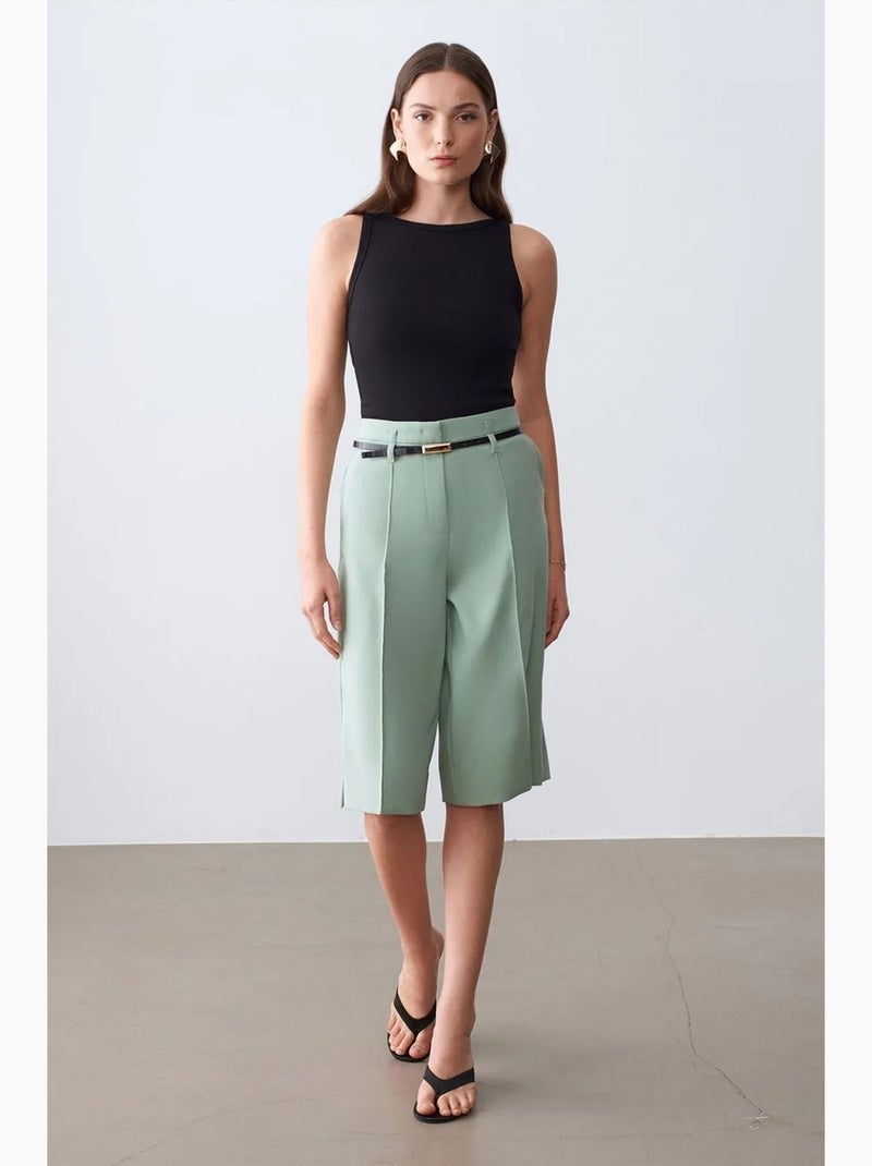 Blouse sans manches à col halter côtelé dilvin Noir - Kiabi