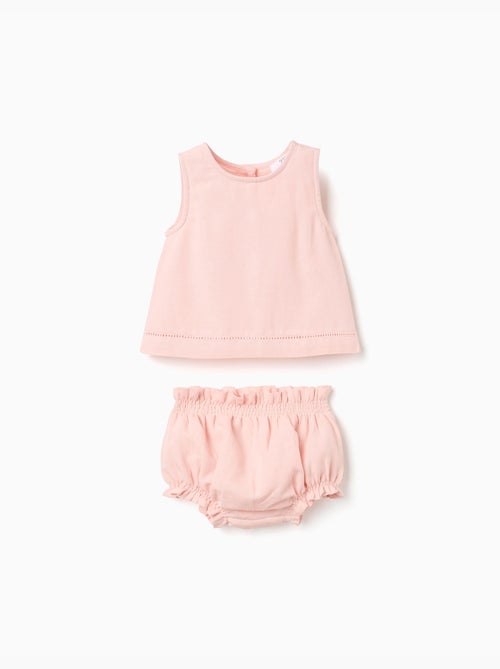 Blouse sans manches + bloomer B&S - Kiabi