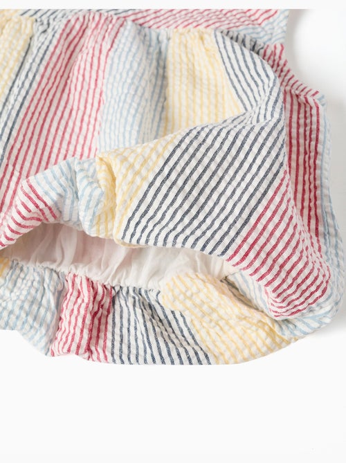 Blouse sans manches en coton à rayures You&Me - Kiabi