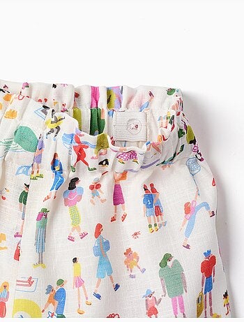 Blouse sans manches et short avec imprimé Carolina Celas x Zippy