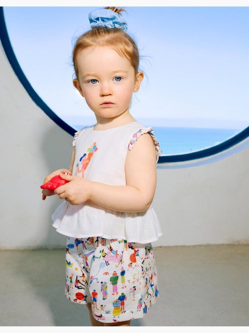 Blouse sans manches et short avec imprimé Carolina Celas x Zippy - Kiabi Blouse sans manches et short avec imprimé Carolina Celas x Zippy - Kiabi