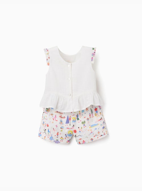 Blouse sans manches et short avec imprimé Carolina Celas x Zippy - Kiabi Blouse sans manches et short avec imprimé Carolina Celas x Zippy - Kiabi