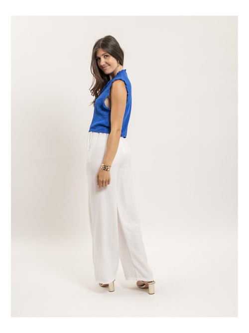 Blouse sans manches smocke OZAKIA - Kiabi