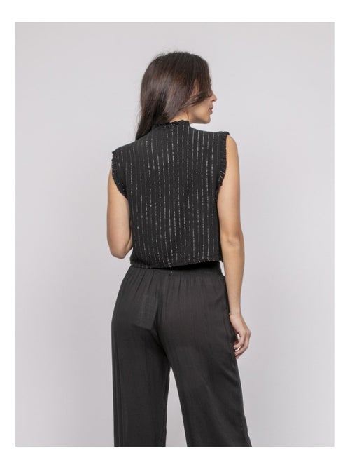 Blouse sans manches smocke OZAKIA - Kiabi