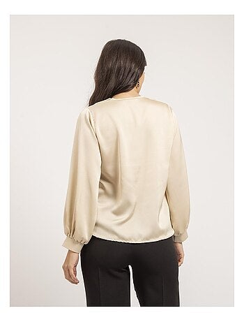 Blouse satin OXANIE