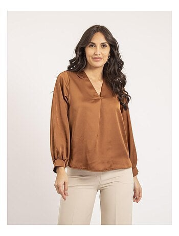 Blouse satin OXANIE