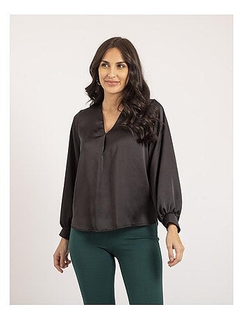 Blouse satin OXANIE