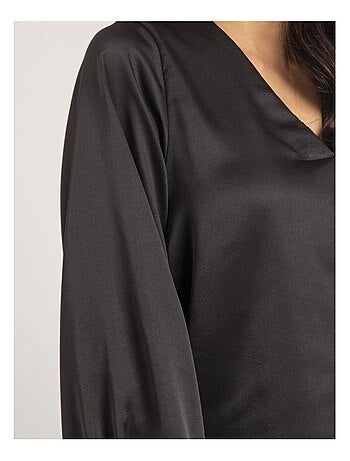 Blouse satin OXANIE