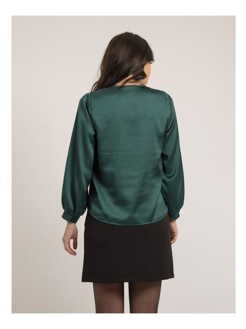 Blouse satin OXANIE - Kiabi