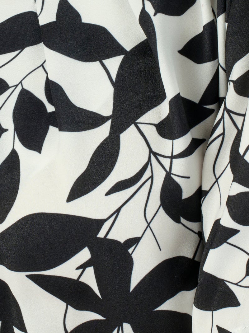 Blouse satinée - Damart Blanc - Kiabi