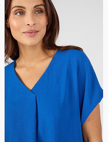 Blouse satinée effet reliefé - Damart
