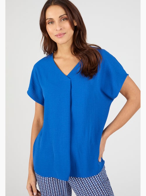 Blouse satinée effet reliefé - damart - Kiabi Blouse satinée effet reliefé - damart - Kiabi