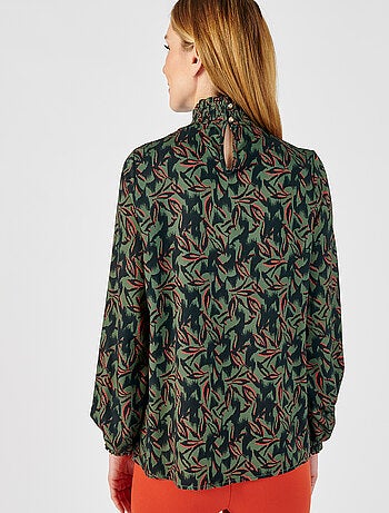 Blouse smockée pure viscose - damart