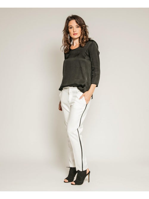 Blouse soyeuse manches 3/4 OLGA - Kiabi