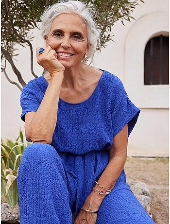 Blouse tissu gaufré - DAXON