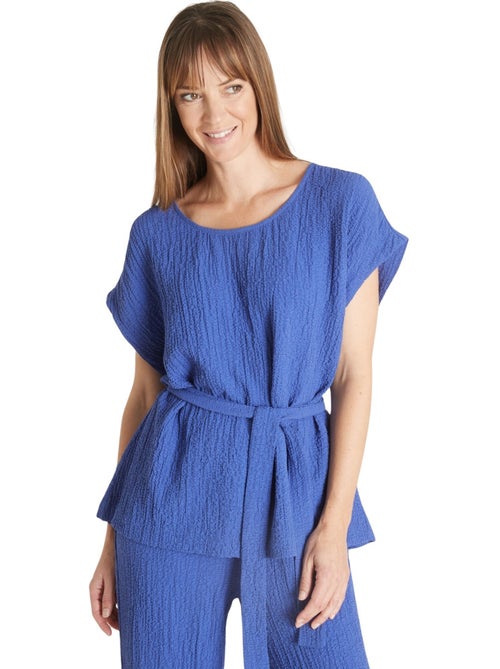 Blouse tissu gaufré - DAXON - Kiabi