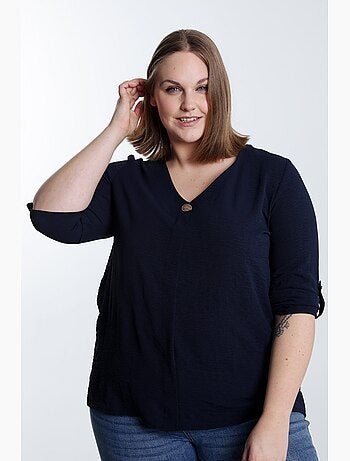Blouse unie PAPRIKA