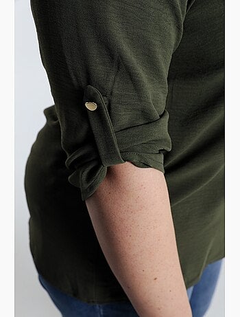 Blouse unie PAPRIKA